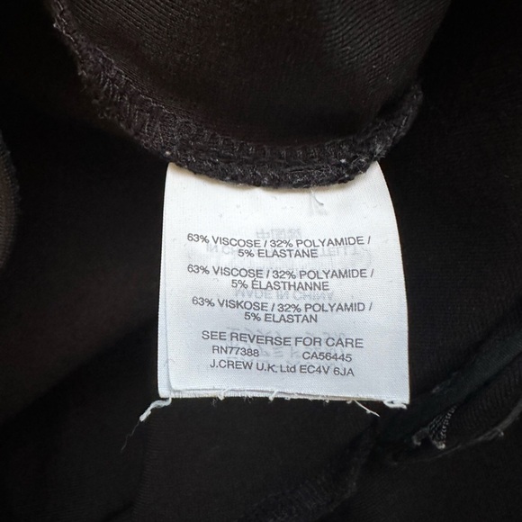J Crew Pixie Skinny Black Pants size 2 - Picture 8 of 12